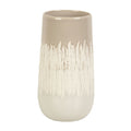 Modern Elegance Two-Tone Ceramic Vase - Stylish Home Decor Accessory