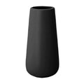 Modern Black Textured Ceramic Vase - Stylish Home Decor**